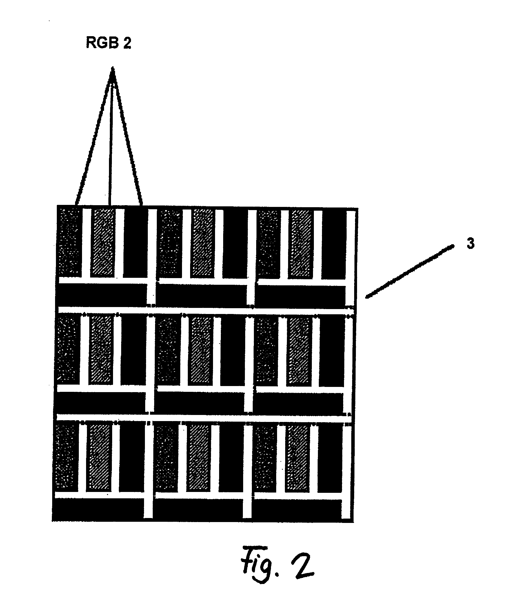 Optical arrangement comprising emitters and detectors on a common substrate