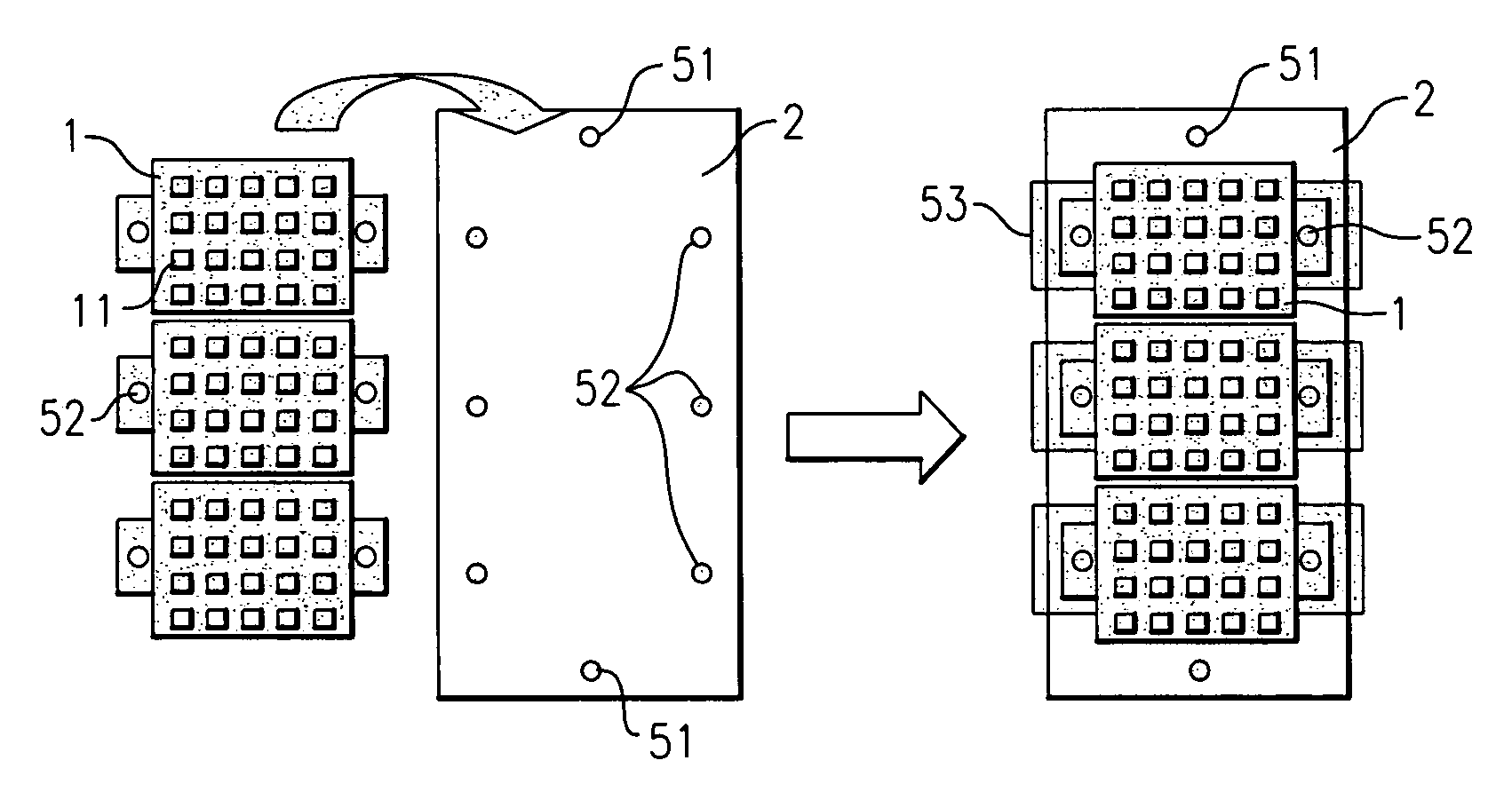 Grinding jig set and grinding method