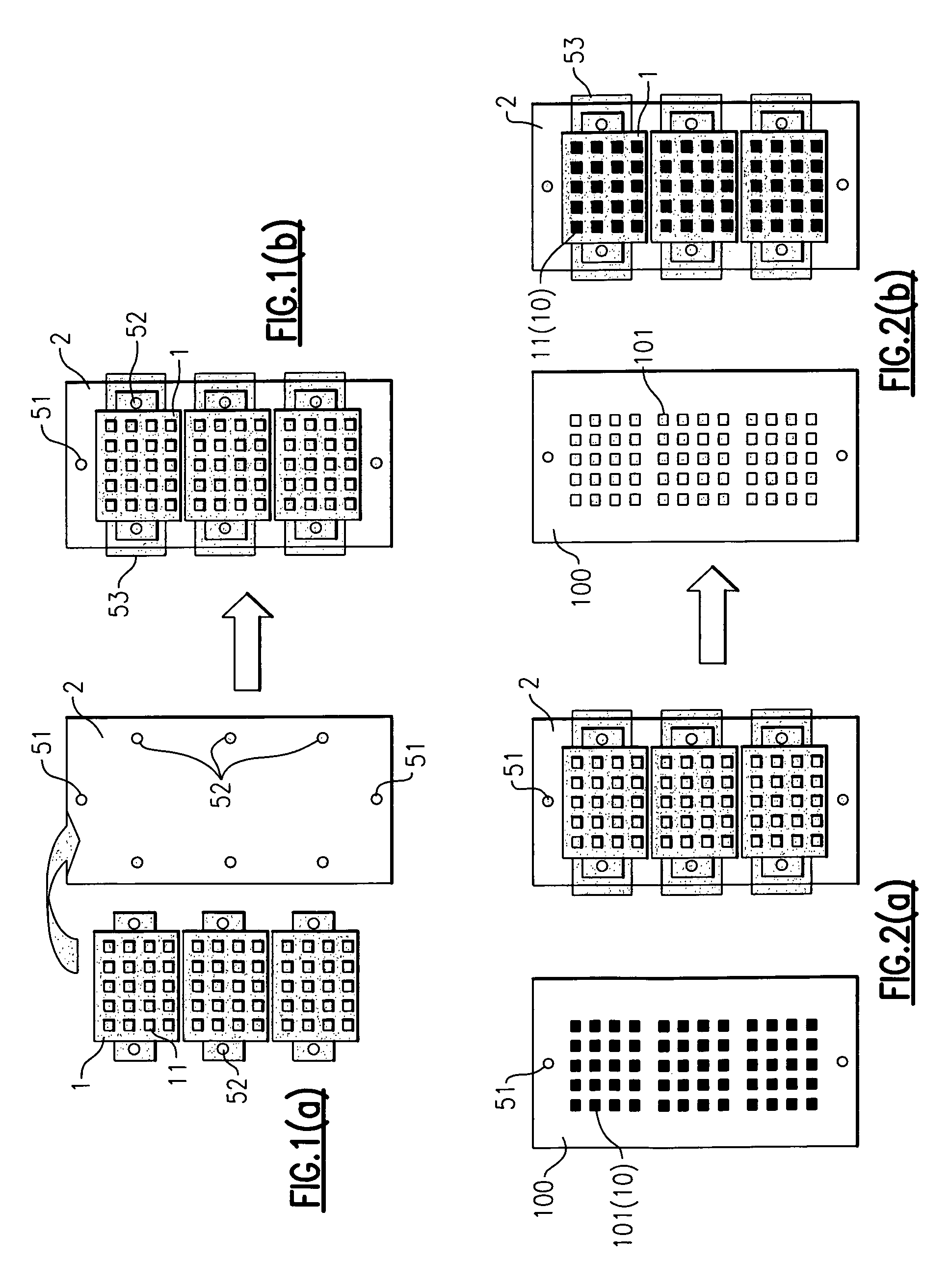 Grinding jig set and grinding method