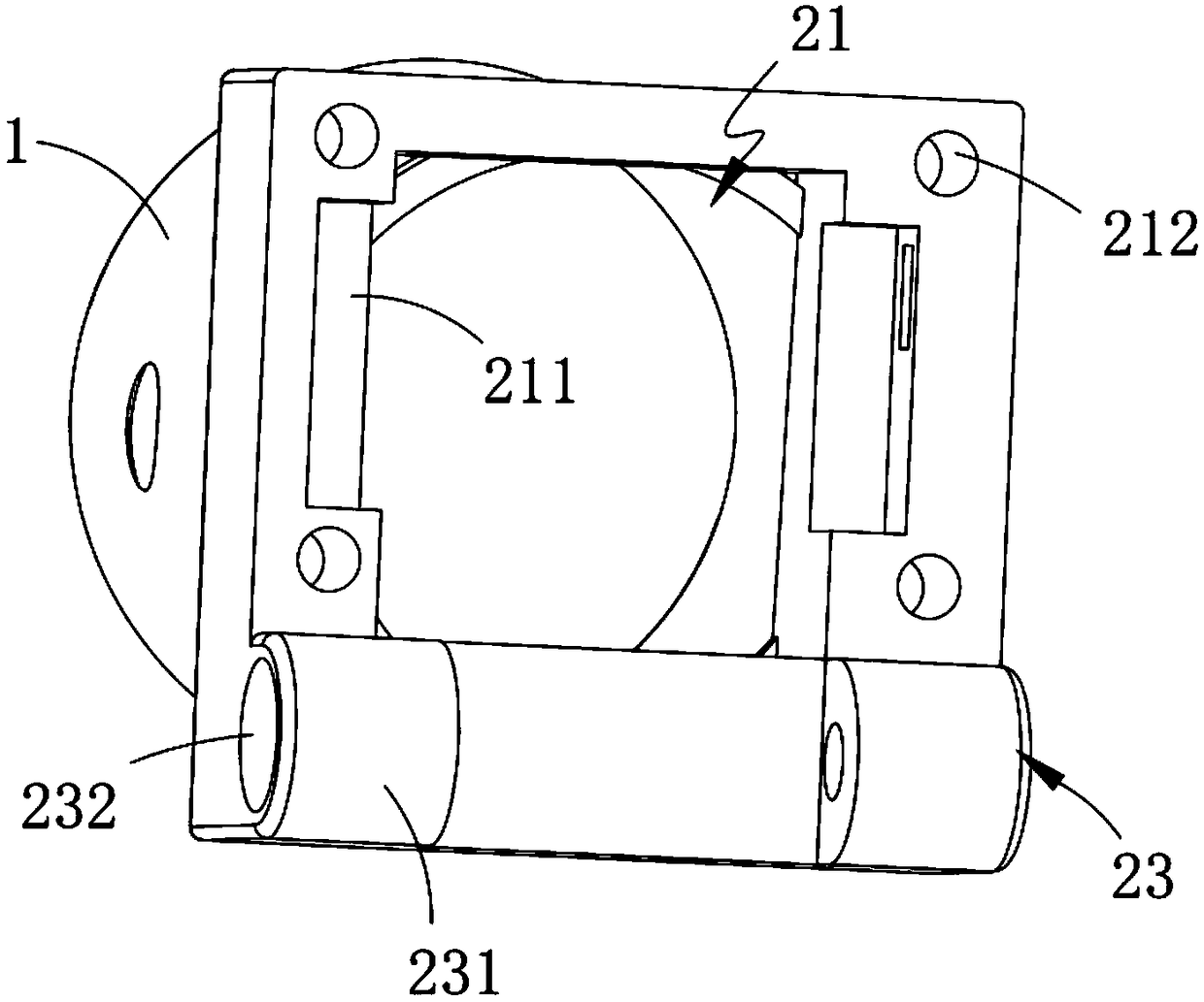 Anmechanical arm vertical folding structure of a rotor unmanned aerial vehicle