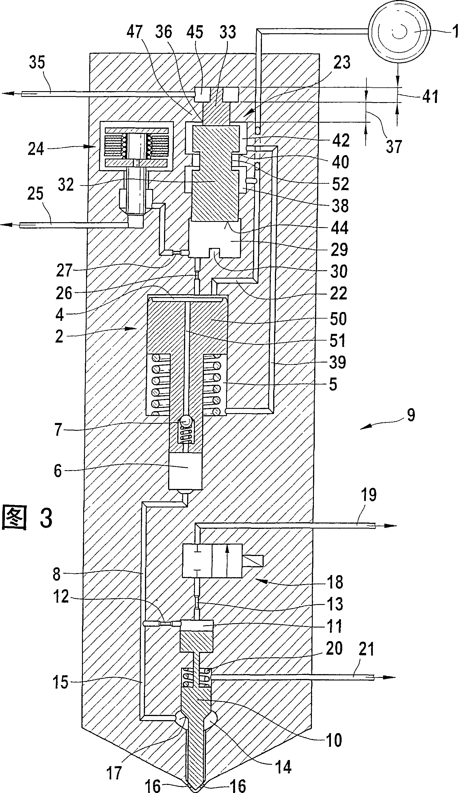 Control valve for a fuel injector that contains a pressure intensifier