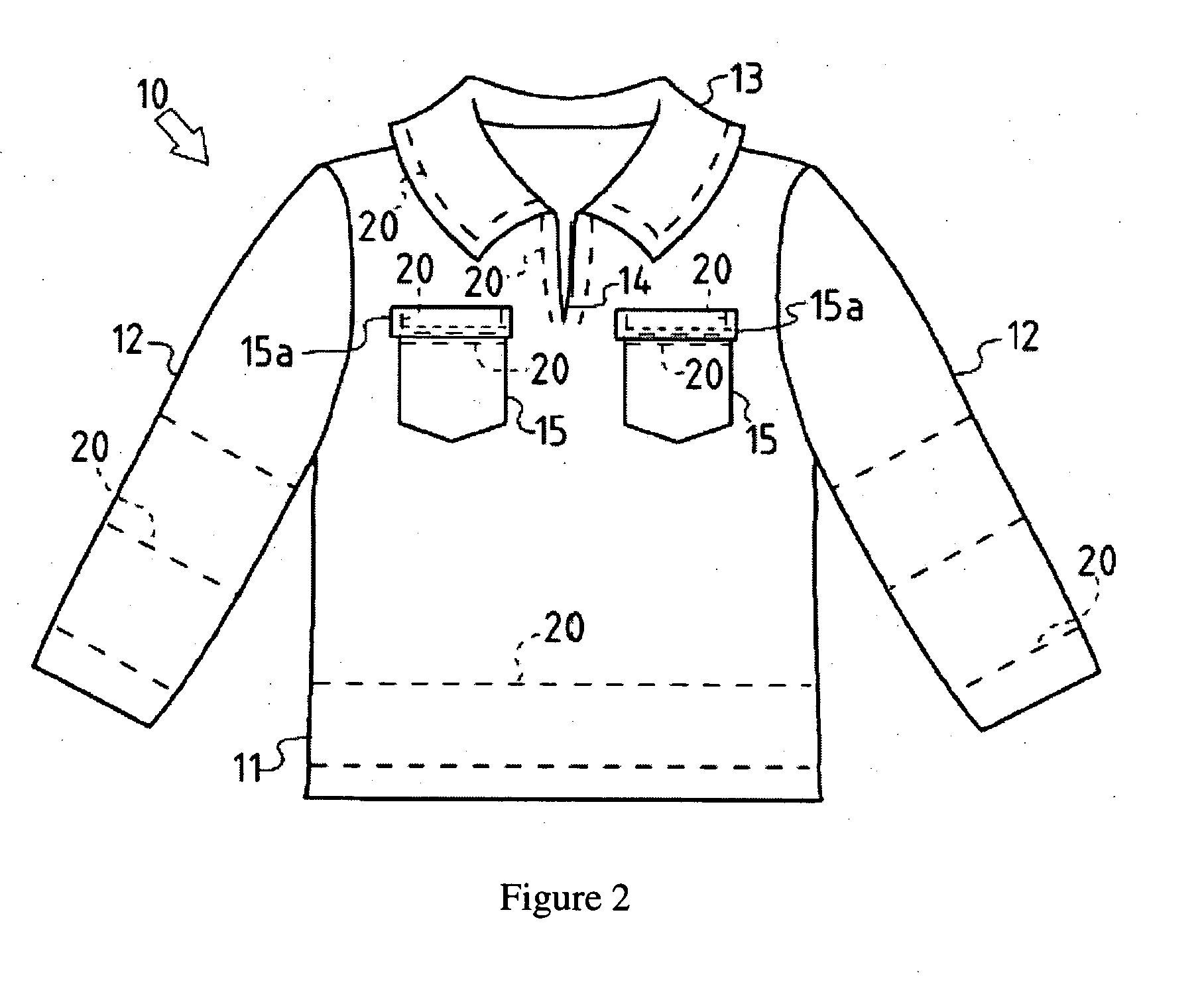 Clothing with shape retainability