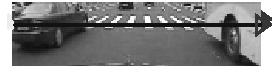 Method for recognizing zebra crossing and measuring zebra crossing distance based on line-by-line scanning