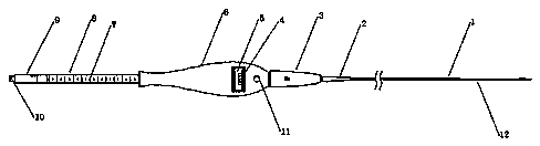 Delivery system capable of precisely releasing scaffold with single hand