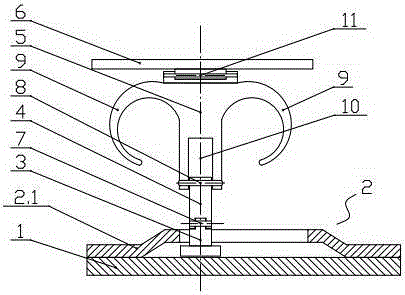 Ring structure for fixing mobile terminal on finger