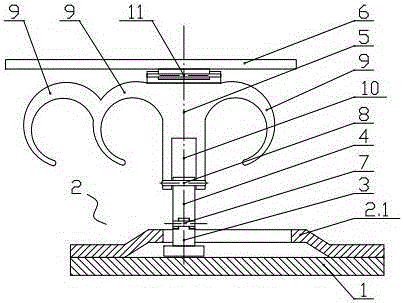 Ring structure for fixing mobile terminal on finger