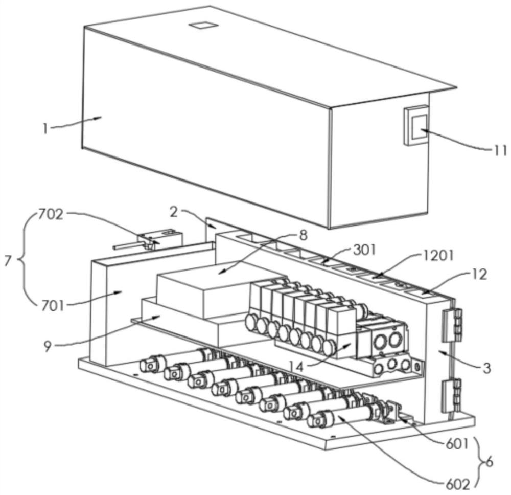 A kind of numerical control blade intelligent warehouse management equipment and its management method