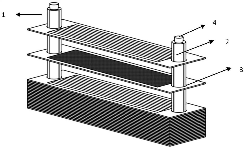 A positioning device for fuel cell stack assembly