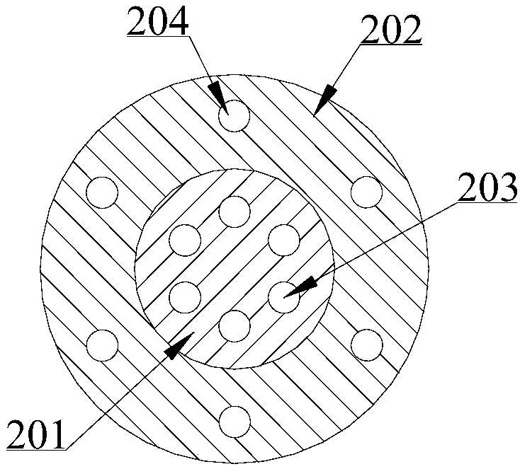 Assembly type existing anchor cable tensioning device and existing anchor cable secondary tensioning device