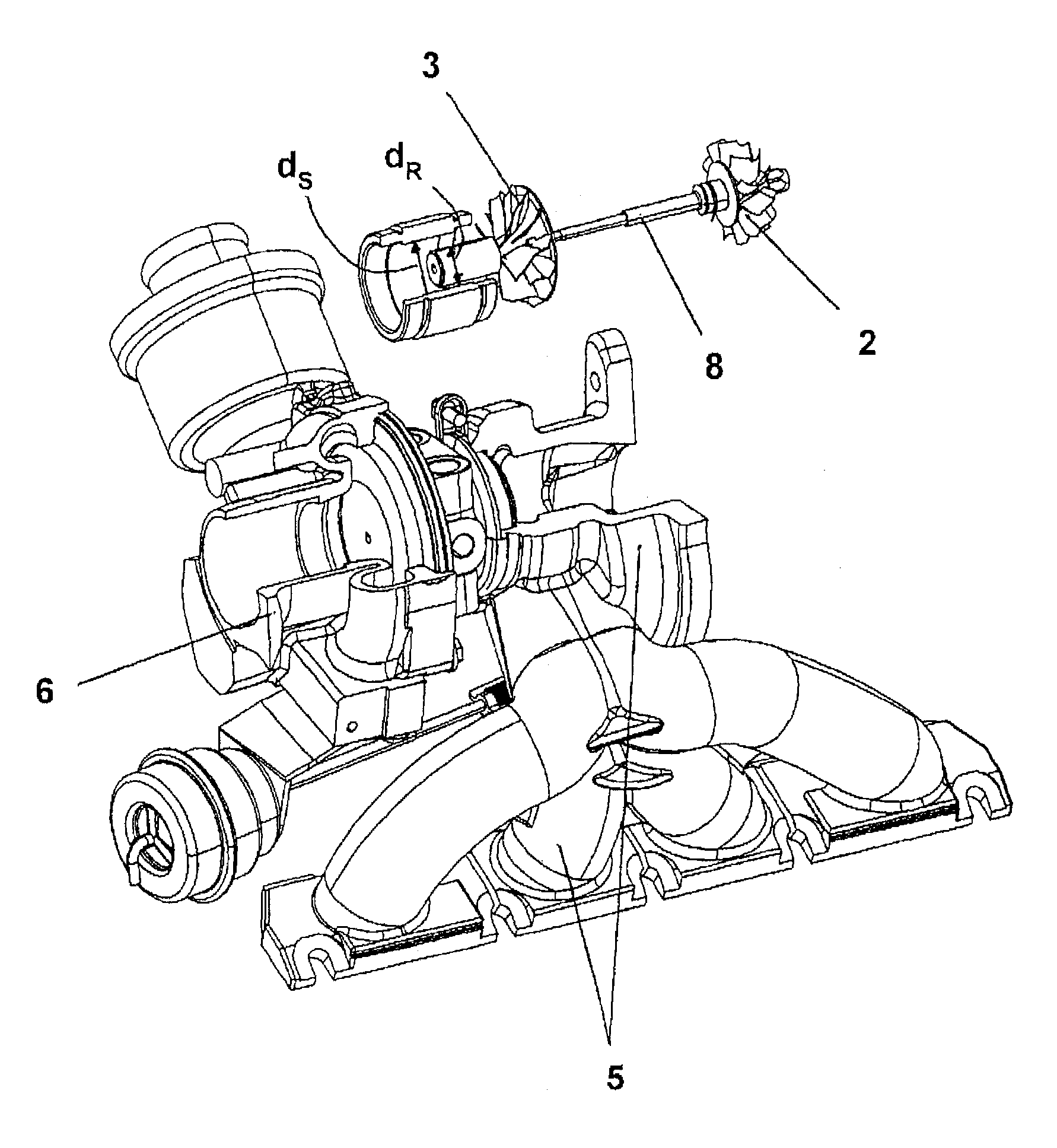 Fastening of rotor magnets on the shaft of a compressor arrangement