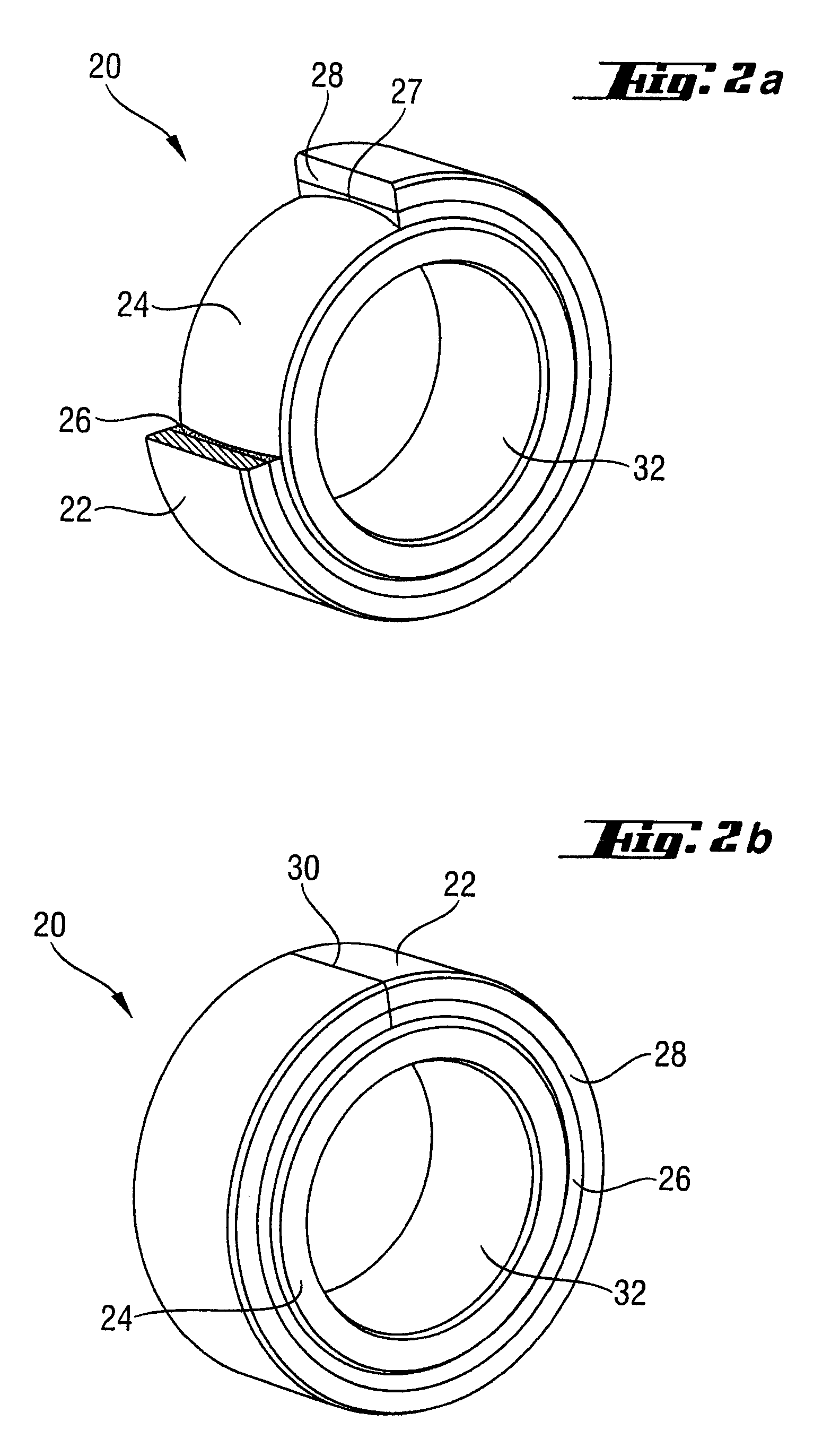 Universal joint bearing with plastic outer ring and procedure for its production