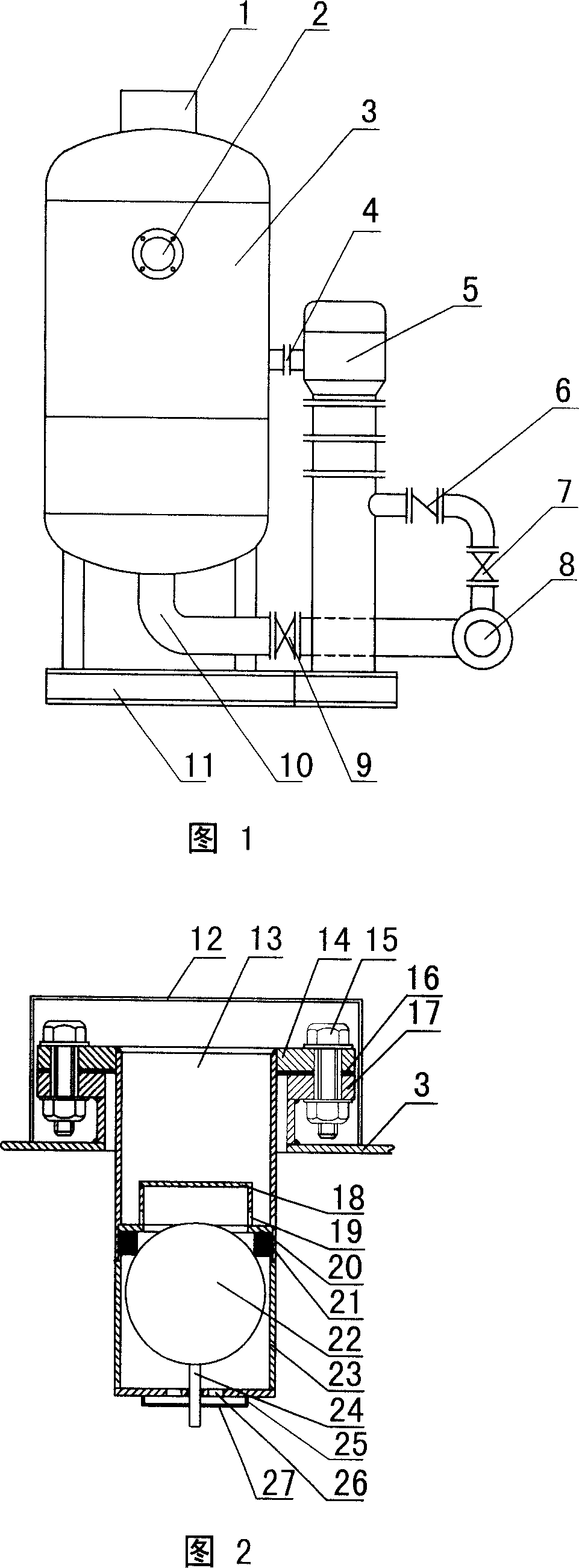 Pot with no negative pressure