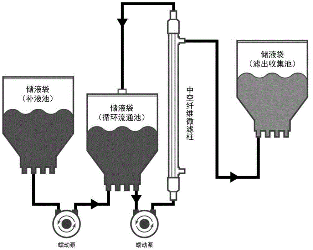 A fully-closed pipeline protein purification system and its application in the preparation of sterile pyrogen-free protein drugs