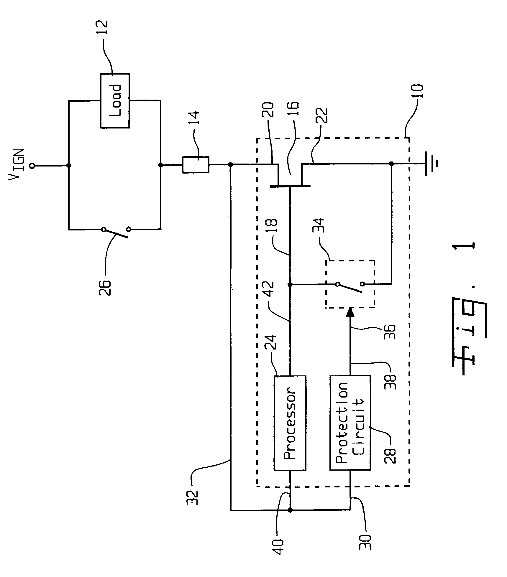 Discrete circuit for driving field effect transistors