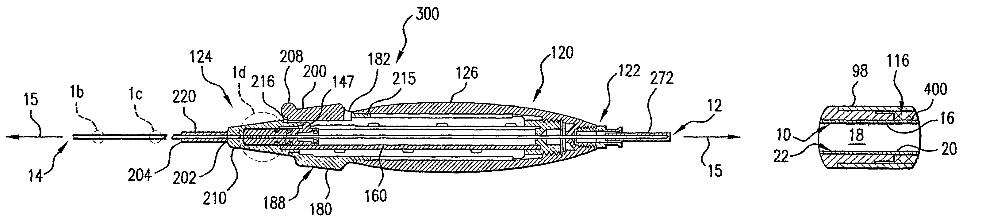 Delivery system for a medical device