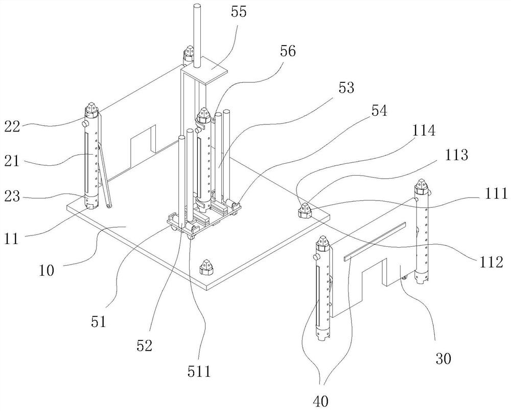 Detachable steel structure scaffold for elevator shaft