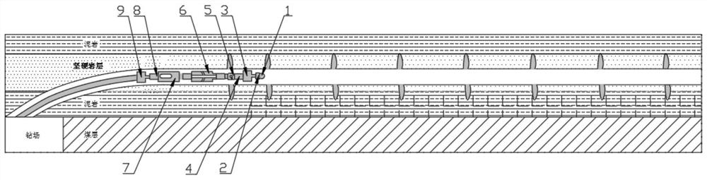 A method for controlling fracturing by segmental and direction-controlled rockburst on hard roof