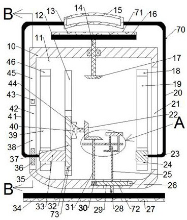 A bedside table surface grinding equipment