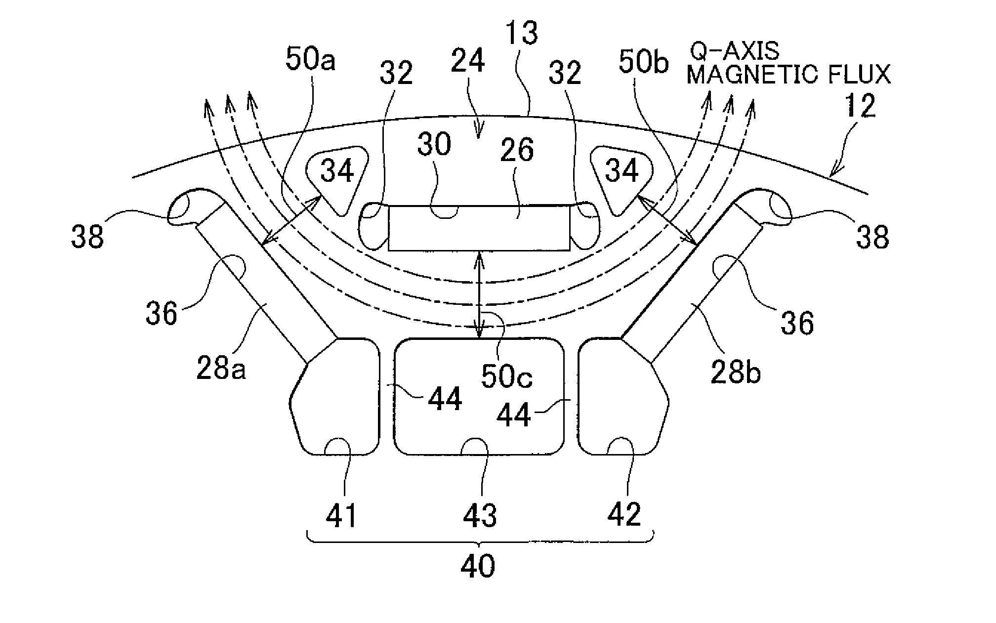 Rotor for electric rotating machine