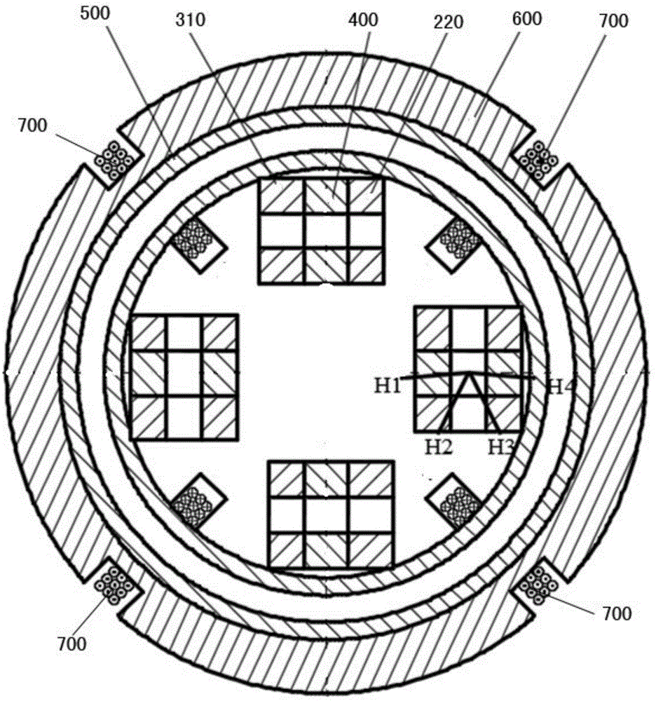 Giant magnetostrictive torsional vibration transducer