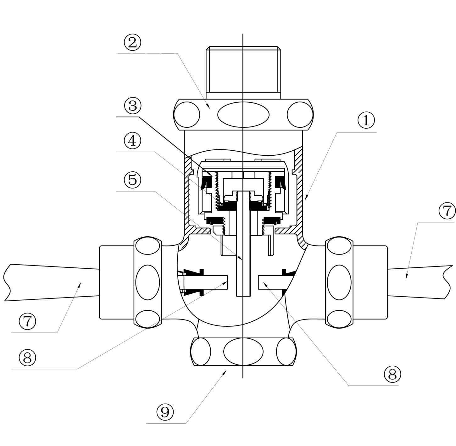 Water-saving multifunctional flushing valve