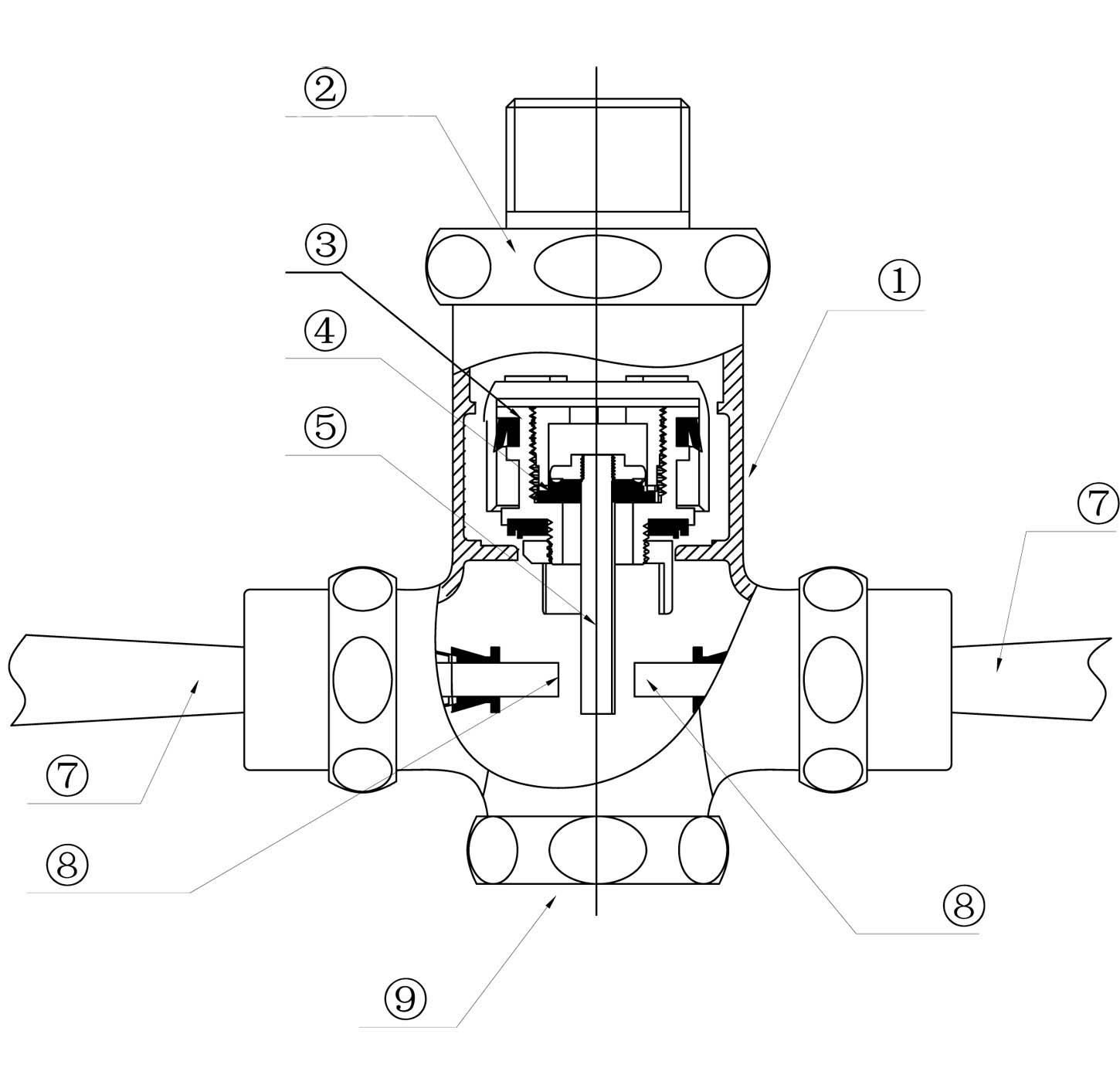 Water-saving multifunctional flushing valve