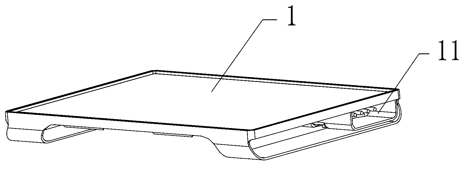 Heating panel for cooking tool and frying dish used by heating panel