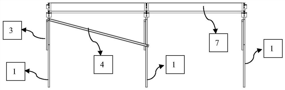 Novel girder-free photovoltaic module mounting bracket