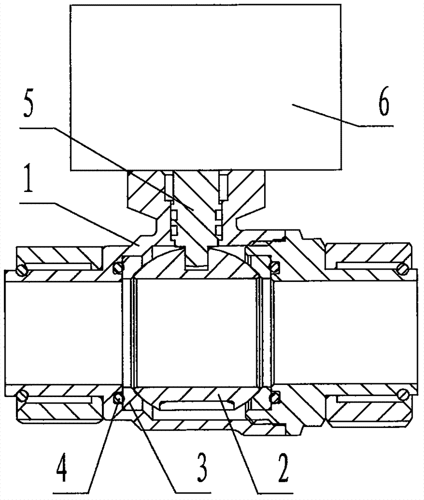 Small-torque electric ball valve