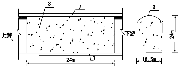 Method for safely plugging diversion tunnel under bad geological condition of high water head of hydropower engineering