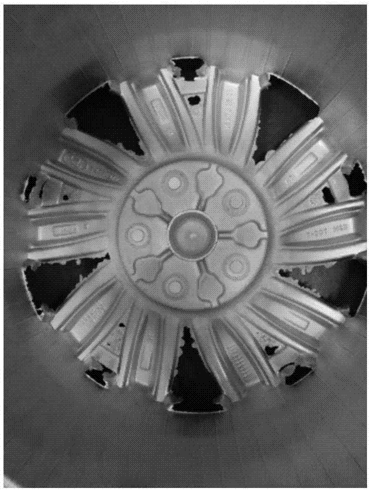 Two-dimensional matrix dot matrix based on BCD (Binary-Coded Decimal) code for tracing of wheel hub and generation method thereof