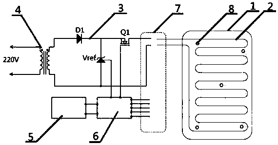 Intelligent and safe electric heating blanket and heating method thereof