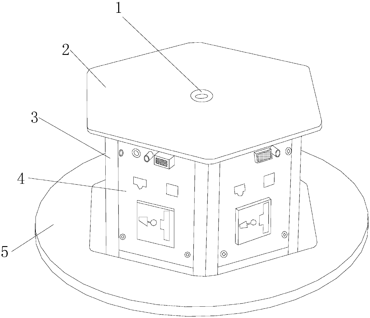 A socket assembly with a withdrawable socket