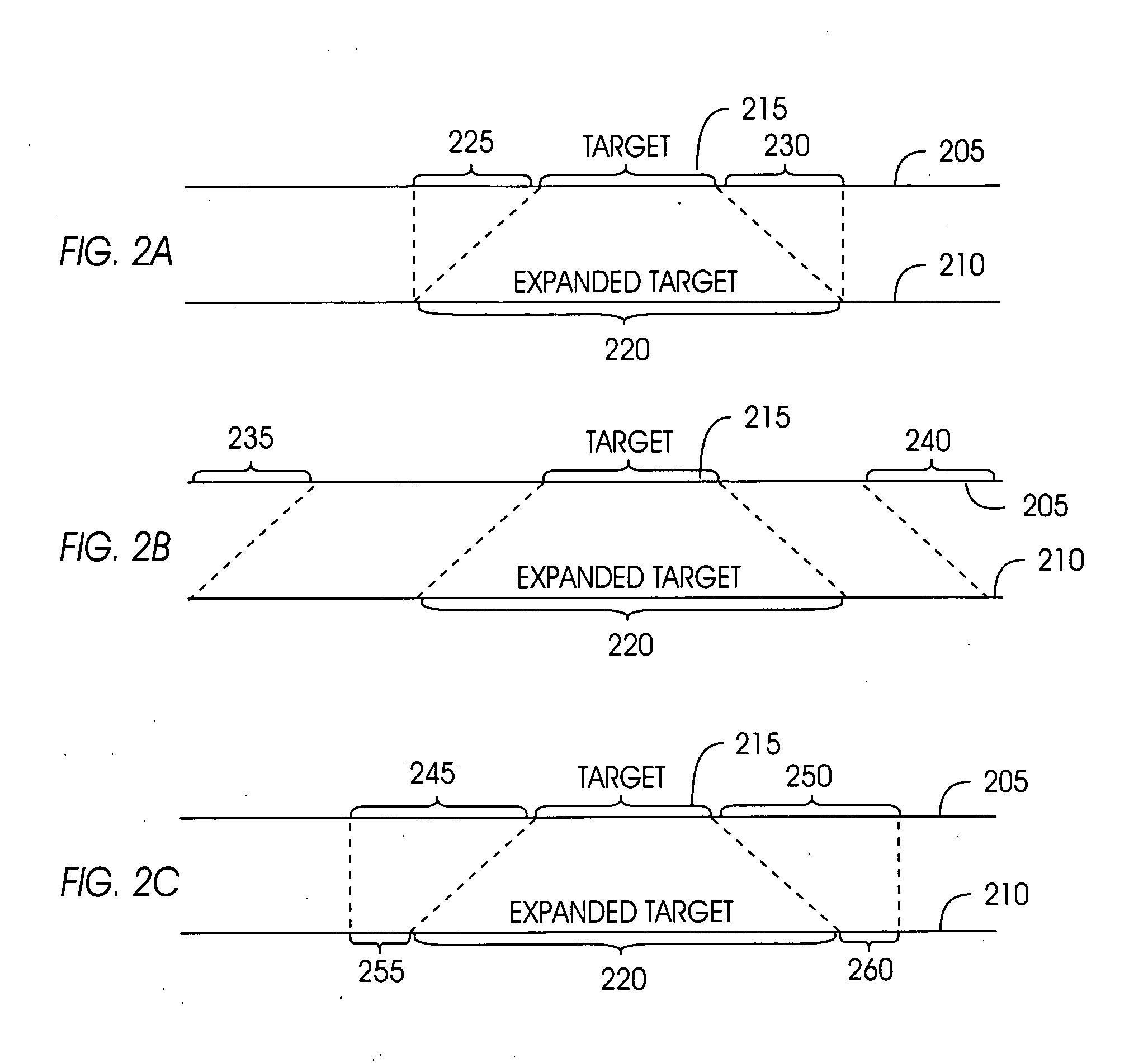 System and method for selectively expanding or contracting a portion of a display using eye-gaze tracking