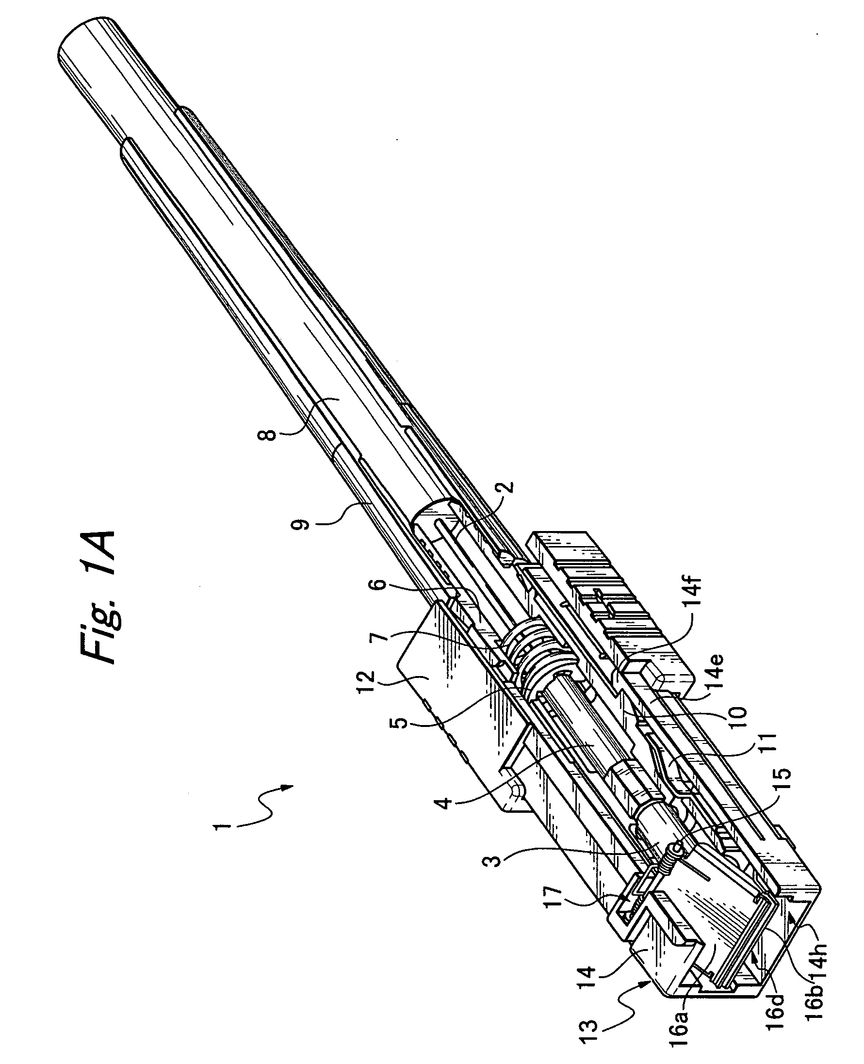 Shading member-equipped optical connector plug