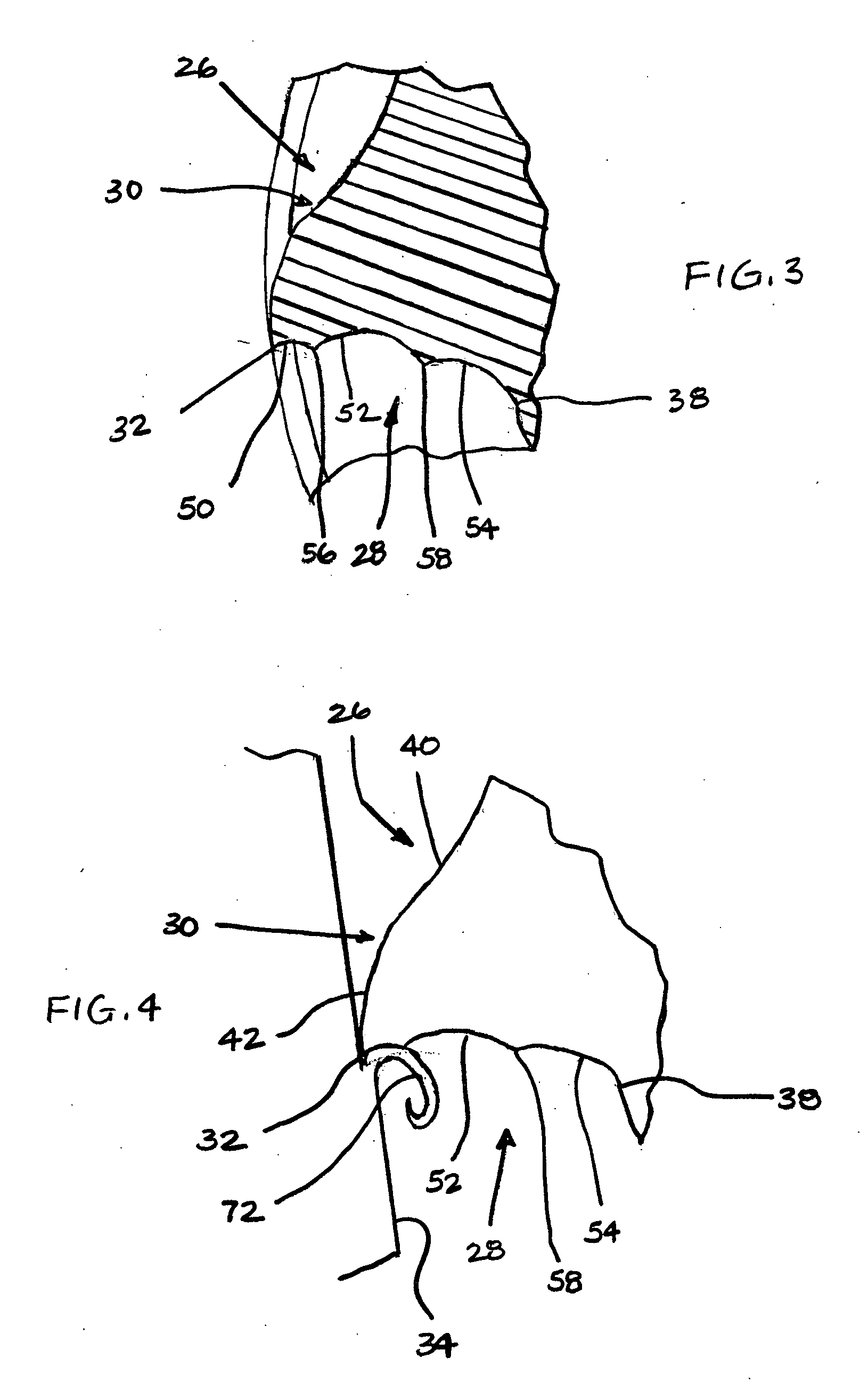 Helical flute end mill with multi-section cutting surface