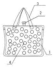 Anti-static pearl bag having good resilience and heating function