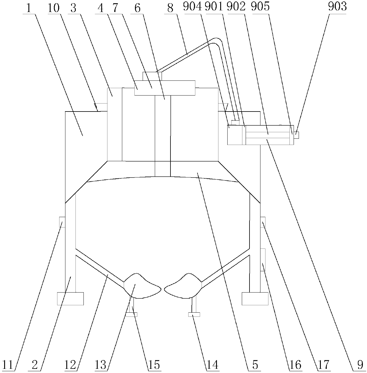 Intracranial hematoma puncture drainage locating device and locating method