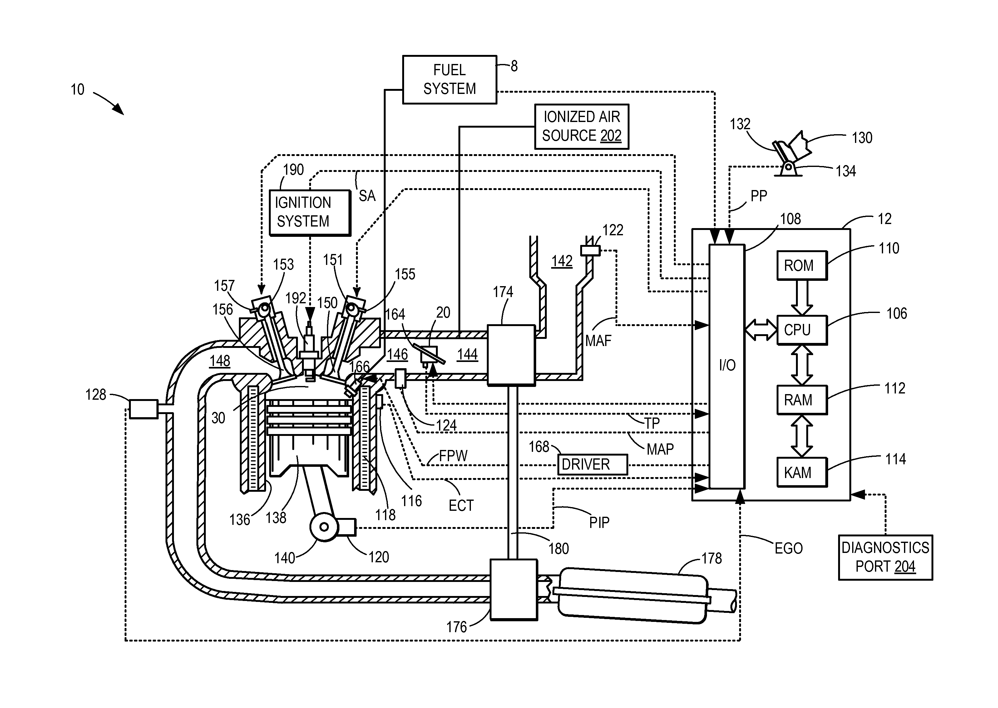 Engine refurbishment using ionized air