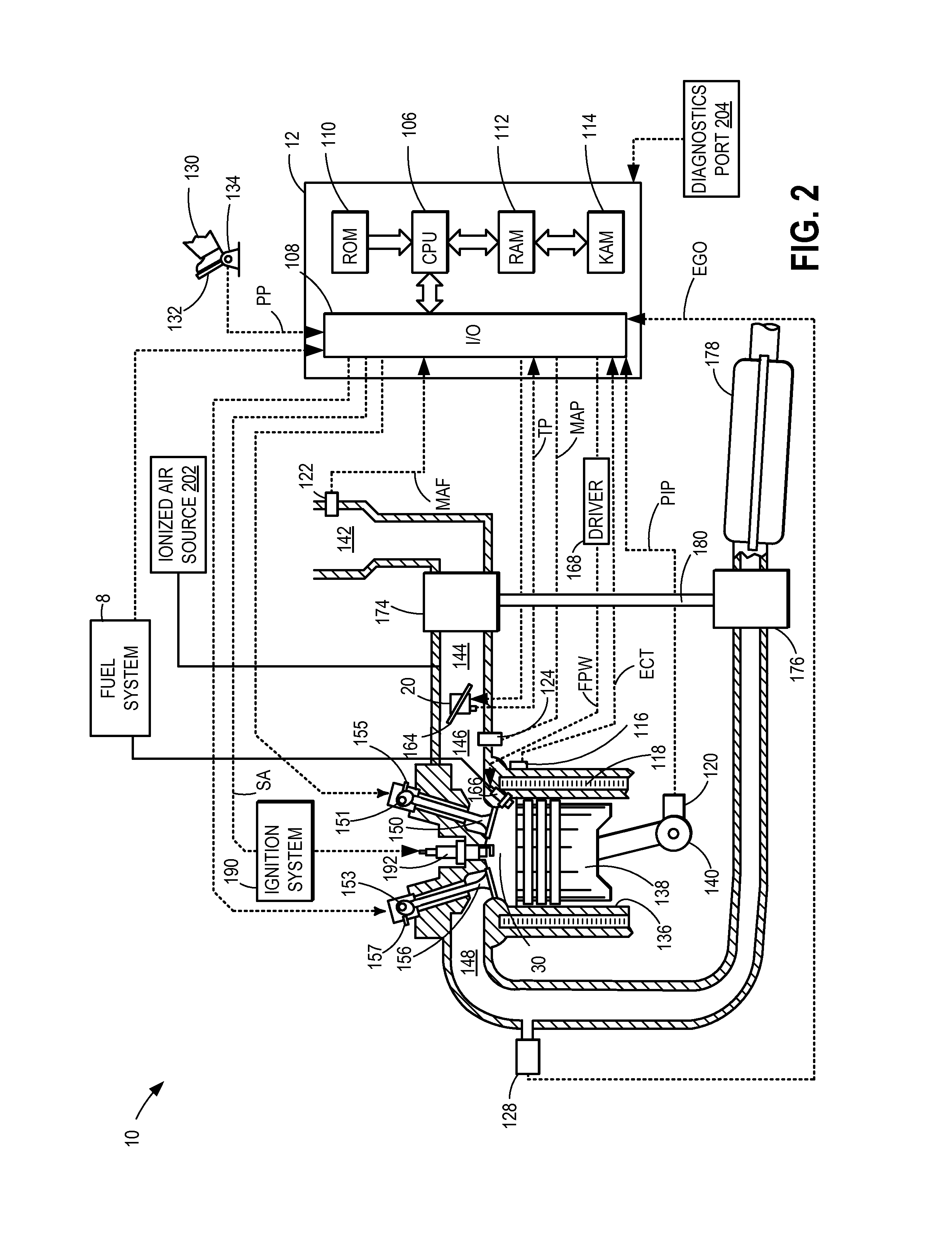 Engine refurbishment using ionized air