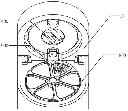 Centrifugal microfluidic detection device and centrifugal microfluidic detection system