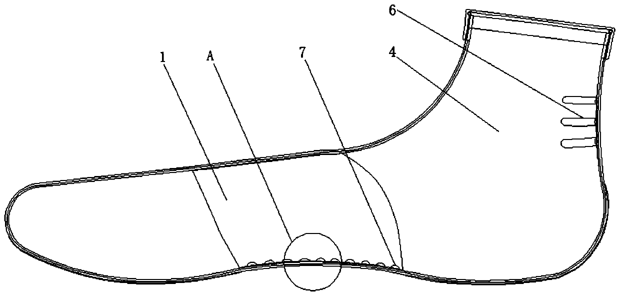 Novel skin-care flexible sock