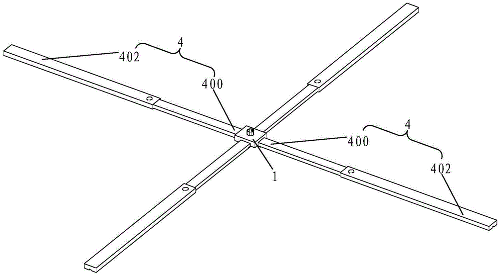 Contraction positioning support for determining center of pile foundation and construction method of contraction positioning support