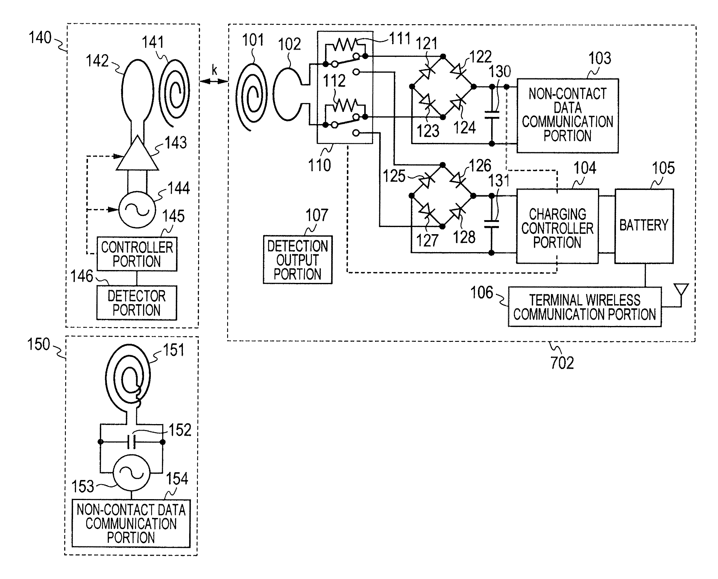 Non-contact power transmission system, receiving apparatus and transmitting apparatus