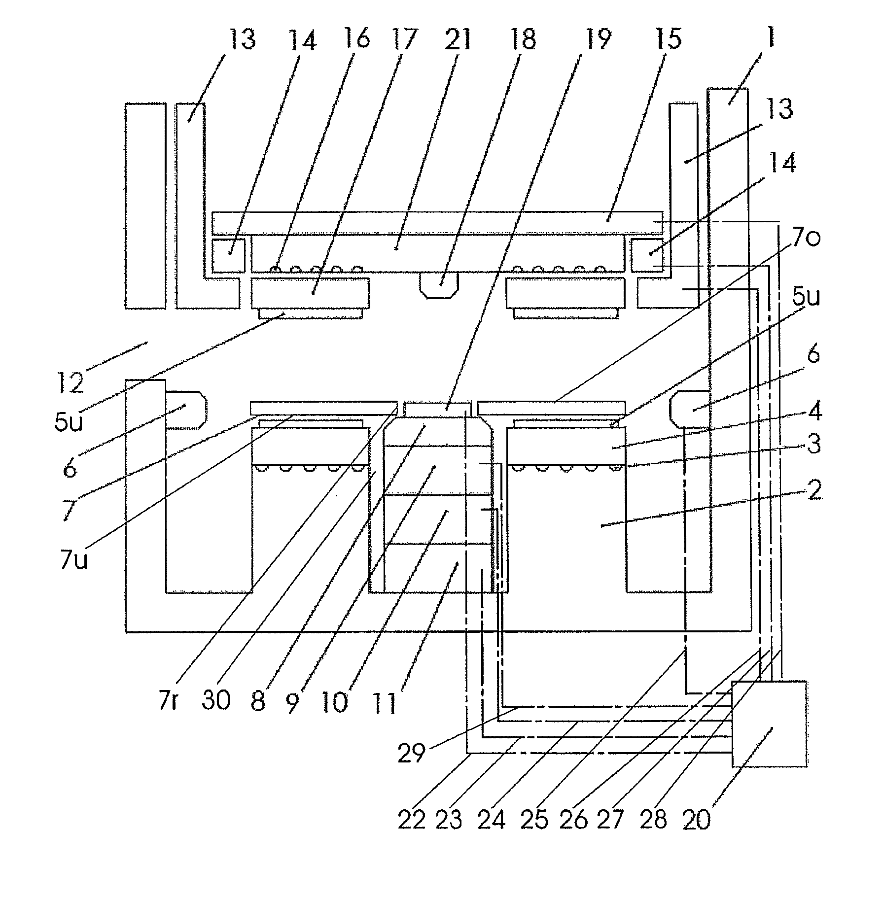 Method and device for producing a nanopatterned disc