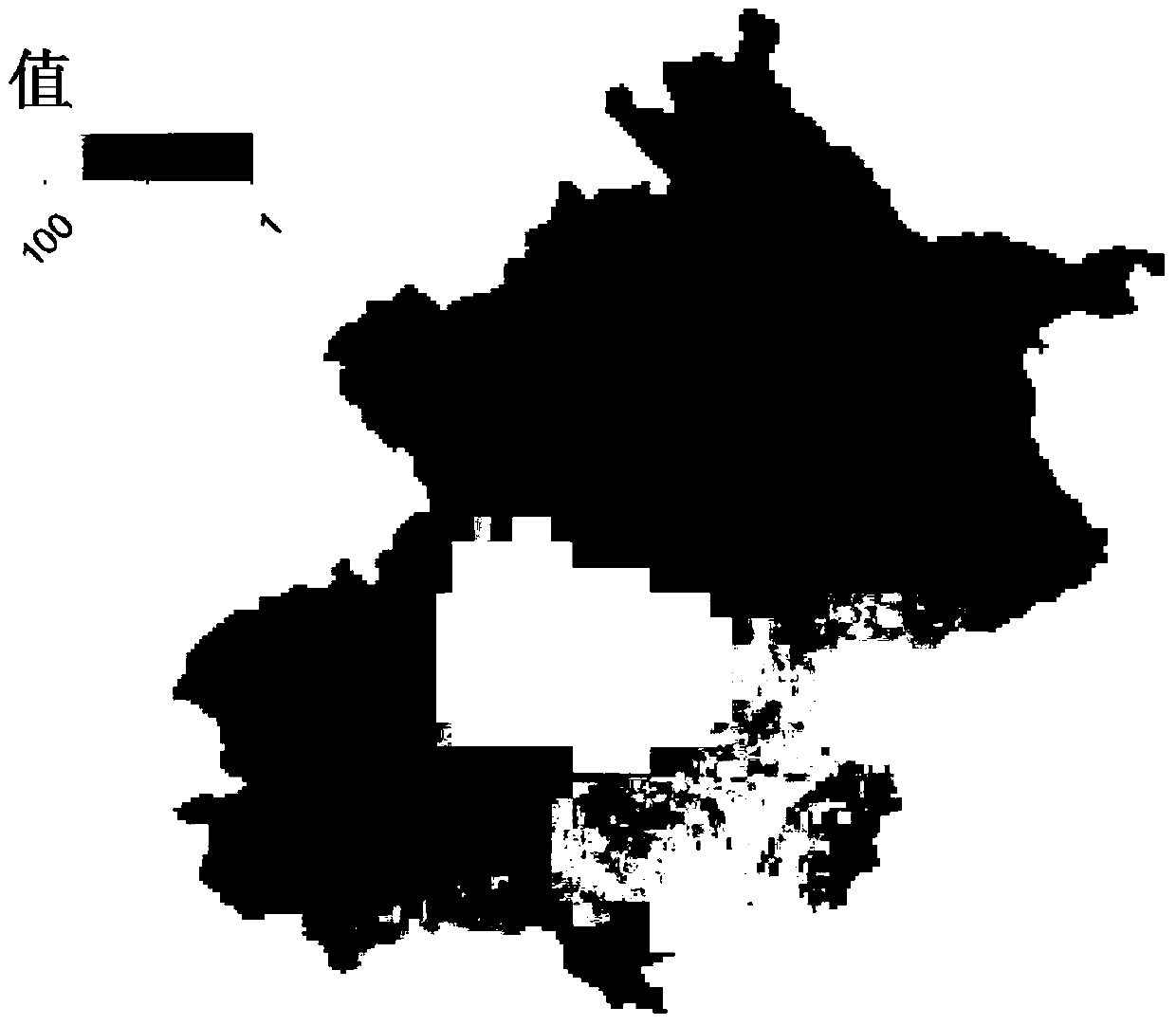 Night lamplight observation accuracy improving method based on geographic auxiliary data