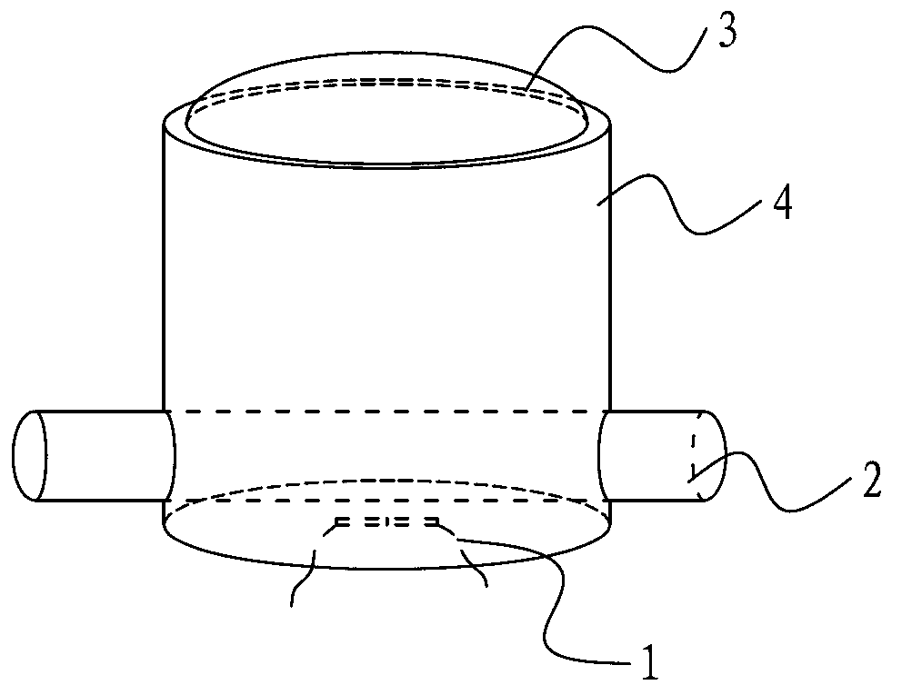 Spotlight with double lens for generating rectangular light spots