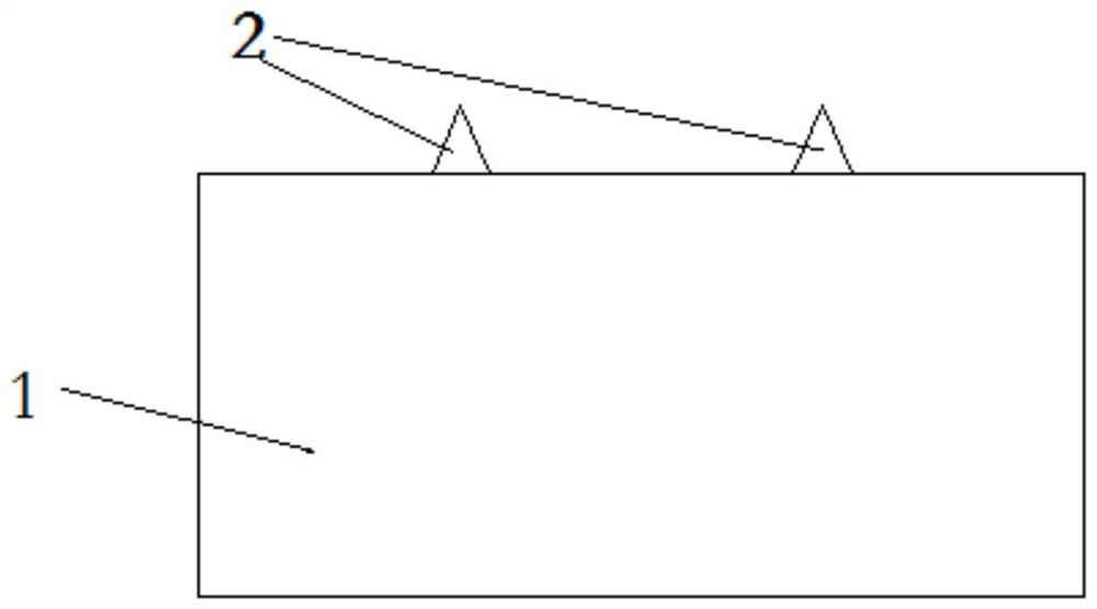 Machining die for heat-conducting silica gel pad and application method of machining die