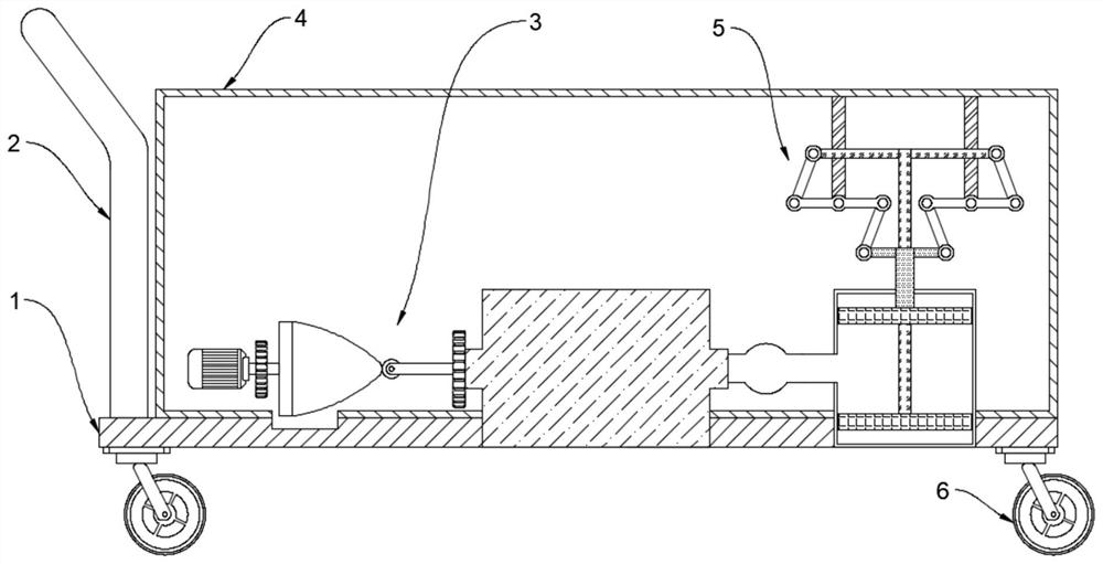 Textile dust collecting and treating device for spinning