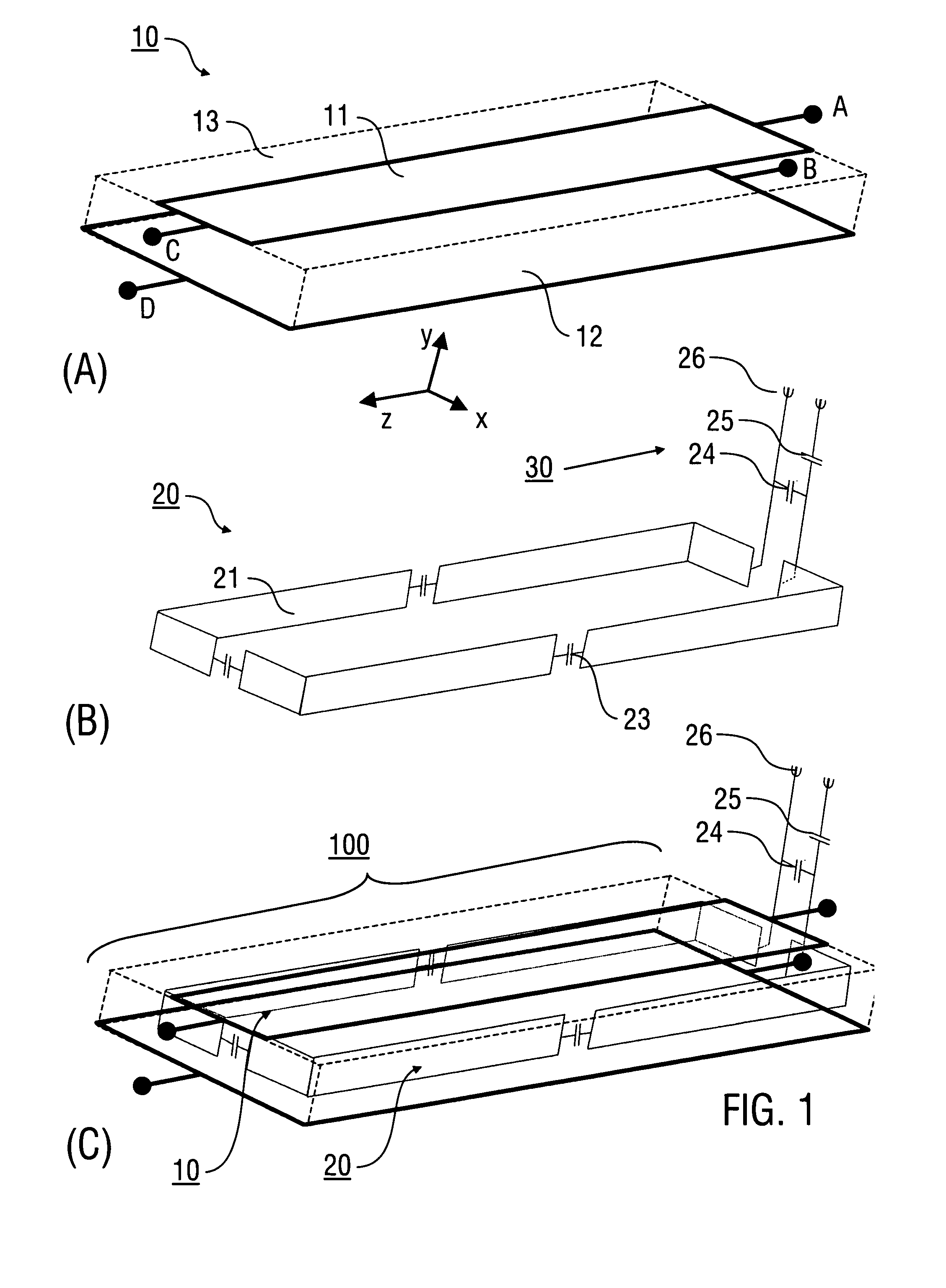 Stripline antenna and antenna array for a magnetic resonance device